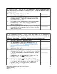 Child Support Computation Form - Wyoming, Page 4