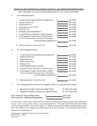 Child Support Computation Form - Wyoming, Page 5