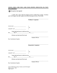 Order Establishing Custody, Visitation, and Child Support - Wyoming, Page 14