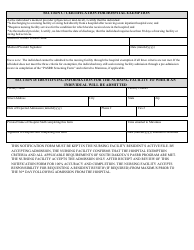 Form MS-131 Pre-admission Hospital Exemption to the Nursing Facility or Swing Bed - South Dakota, Page 2