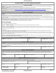 DD Form 2656-2 Survivor Benefit Plan (SBP) Termination Request, Page 2