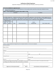 Fast Track Principal Expert Residency Preliminary Certificate Application Form - Rhode Island, Page 7