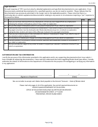 Building Level Administrator Pk-12 Fast-Track Certificate Application Form - Rhode Island, Page 6