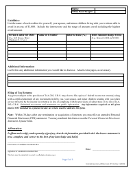 Form CPF-13 Personal Financial Disclosure Statement - Colorado, Page 5
