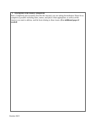 Stand-Alone Mediation Request Form - Maine, Page 3