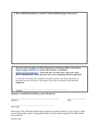 Stand-Alone Mediation Request Form - Maine, Page 4