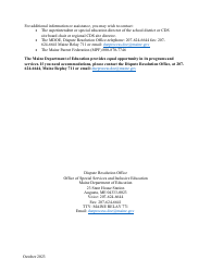 Stand-Alone Mediation Request Form - Maine, Page 5