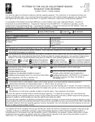 Document preview: Form DR-486 Petition to the Value Adjustment Board Request for Hearing - Florida