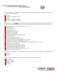 Foreign Limited Liability Partnership | Statement of Qualification - Minnesota, Page 3