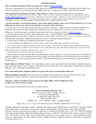 Foreign Limited Liability Partnership | Statement of Qualification - Minnesota, Page 4