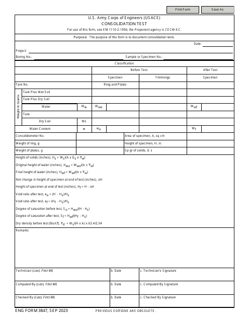 ENG Form 3847 Fill Out Sign Online And Download Fillable PDF
