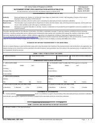 ENG Form 6082 Nationwide Permit Pre-construction Notification (Pcn)