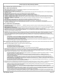 ENG Form 6092 Request for Usace Foreign Overseas Tour Extension, Page 4