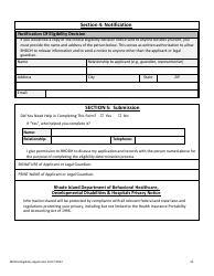 Application for Services - Rhode Island, Page 12