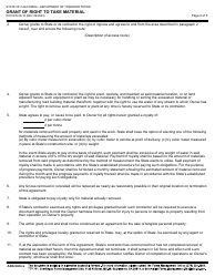 Form DOT RW08-10 Grant of Right to Take Material - California, Page 2