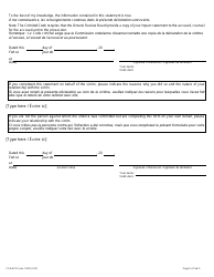 Form 48.2 Victim Impact Statement - Not Criminally Responsible - Ontario, Canada (English/French), Page 5