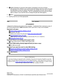 Form DR-511 Complaint by Biological Father to Disestablish Current Legal Father&#039;s Paternity and Establish Self - Alaska, Page 4