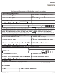Document preview: Form DWC020SI Self-insured Governmental Entity Coverage Information - Texas