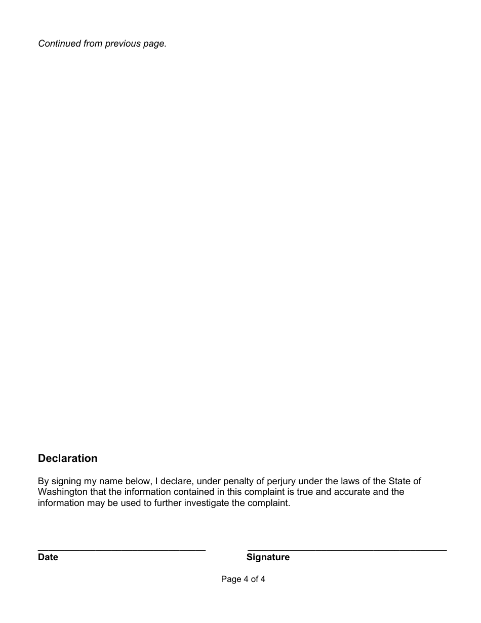 Mortgage, Consumer Loan, or Student Loan Complaint - Washington, Page 4