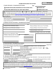 Form 3C-P-562 Income Withholding for Support - Hawaii