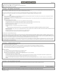 Form IMM5989 Schedule 1 Application for Permanent Residence Under the Temporary Public Policy to Facilitate the Issuance of Permanent Residence Visas to Certain Colombian, Haitian, and Venezuelan Nationals With Family in Canada - Canada, Page 2