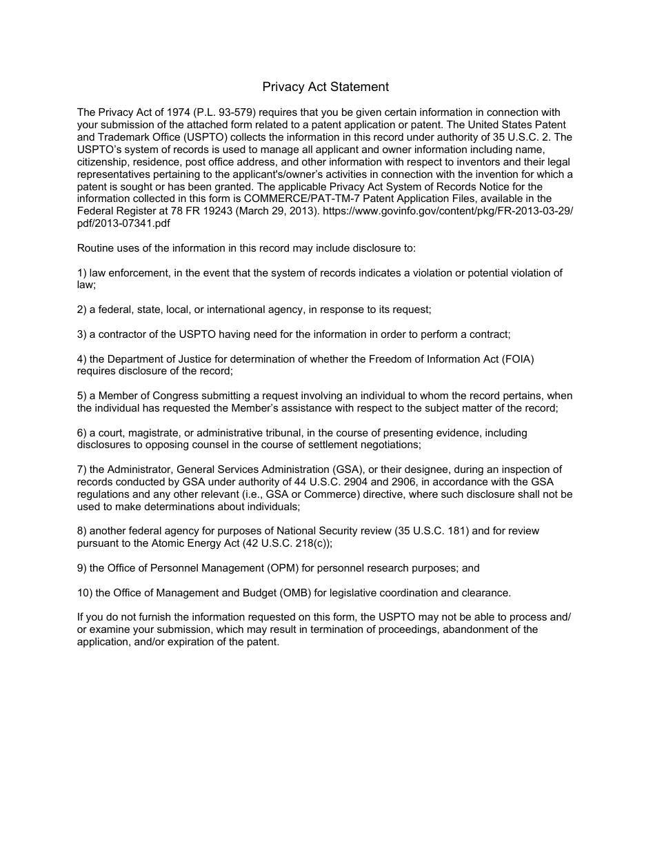 Form pto sb 23 fill out sign online and download fillable pdf