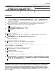 Form PTO-1390 Transmittal Letter to the United States Designated/Elected Office (Do/Eo/US) Concerning a Submission Under 35 U.s.c. 371