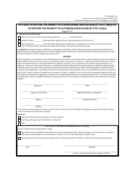 Form PTO/SB/459 Petition to Restore the Benefit of a Provisional Application (37 Cfr 1.78(B)) or to Restore the Priority to a Foreign Application (37 Cfr 1.55(C)), Page 2