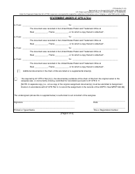 Form PTO/AIA/96 Statement Under 37 Cfr 3.73(C), Page 2