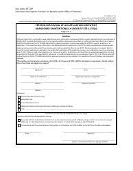 Form PTO/SB/64 Petition for Revival of an Application for Patent Abandoned Unintentionally Under 37 Cfr 1.137(A), Page 3