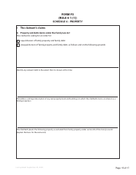 Form F3 Notice of Family Claim - British Columbia, Canada, Page 15