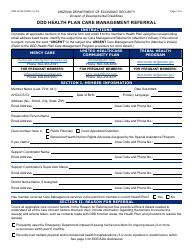 Document preview: Form DDD-2076A Ddd Health Plan Care Management Referral - Arizona