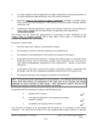 Exhibit 3-A Format for Requests for Proposals for Management Services - Sample - Montana, Page 2