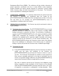 Exhibit 3-E Cdbg Supplemental Conditions to Standard Contracts for Architectural, Engineering, and Grant Administration Services - Montana, Page 3