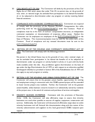 Exhibit 3-E Cdbg Supplemental Conditions to Standard Contracts for Architectural, Engineering, and Grant Administration Services - Montana, Page 8
