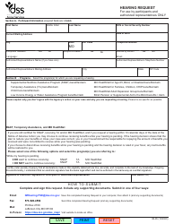 Document preview: Form IM-85 Hearing Request - Missouri
