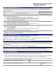 Form 4400-324 Solid Waste Processing Facility Plan of Operation Application - Wisconsin, Page 5