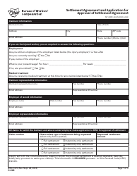 Form C-240 (BWC-1372) Settlement Agreement and Application for Approval of Settlement Agreement - Ohio, Page 2