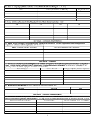 State Form 53398 Application for Registration to Operate an out of State Mobile Health Care Entity - Indiana, Page 2