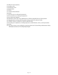 State Form 56522 Abortion Complication Report - Indiana, Page 3