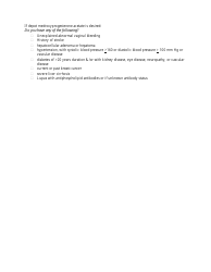 Appendix B Screening Checklist, Based on Type of Self-administered Contraception - Indiana, Page 2