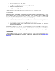 Form LUP-DWSCF Land Use Permit - Districtwide Permit - Wireless Small Cell Facilities - Virginia, Page 9