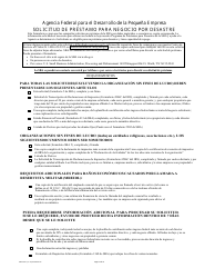 SBA Formulario 5 Solicitud De Prestamo Para Negocio Por Desastre (Spanish), Page 4