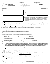 Form DC102A Complaint - Nonpayment of Rent - Landlord-Tenant - Michigan, Page 2