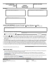 Form DC104 Summons - Landlord-Tenant - Michigan, Page 2