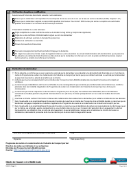 Forme V-3021 Volet 1 Demande D&#039;aide Financiere - L&#039;electrification Du Parc De Vehicules De Taxi - Programme De Soutien a La Modernisation De L&#039;industrie Du Transport Par Taxi - Quebec, Canada (French), Page 3