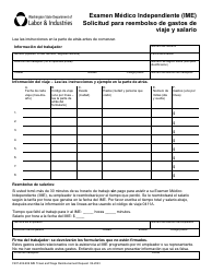 Formulario F207-202-999 Examen Medico Independiente (Ime) Solicitud Para Reembolso De Gastos De Viaje Y Salario - Washington (Spanish), Page 4