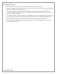 Form 25D-60 Non-domestic Minimal Use &amp; De Minimis Register - Federal-Aid Highway Contracts - Alaska, Page 2