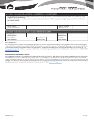 Form NWT9385 Permit Application for Boiler/Pressure Vessel Installation - Northwest Territories, Canada (English/French), Page 2