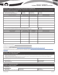 Form NWT9392 Installation Permit Application for Elevating Equipment - Northwest Territories, Canada (English/French), Page 6